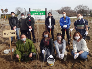 「桑の苗木　植樹プロジェクト」に参加